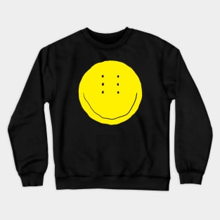 Six-Eyed Smiley Face Crewneck Sweatshirt